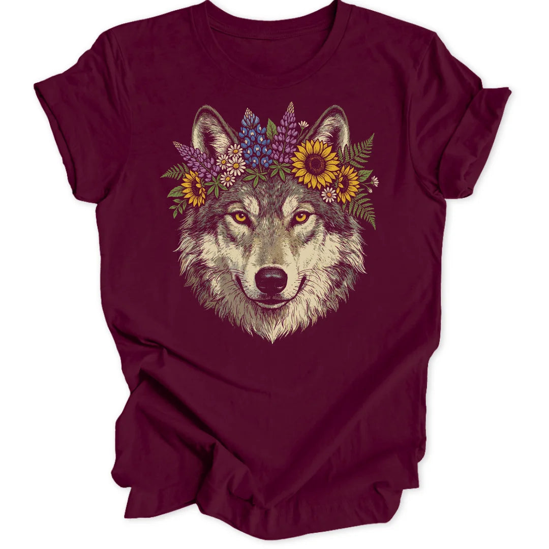 Kahlo Wolf - Maroon