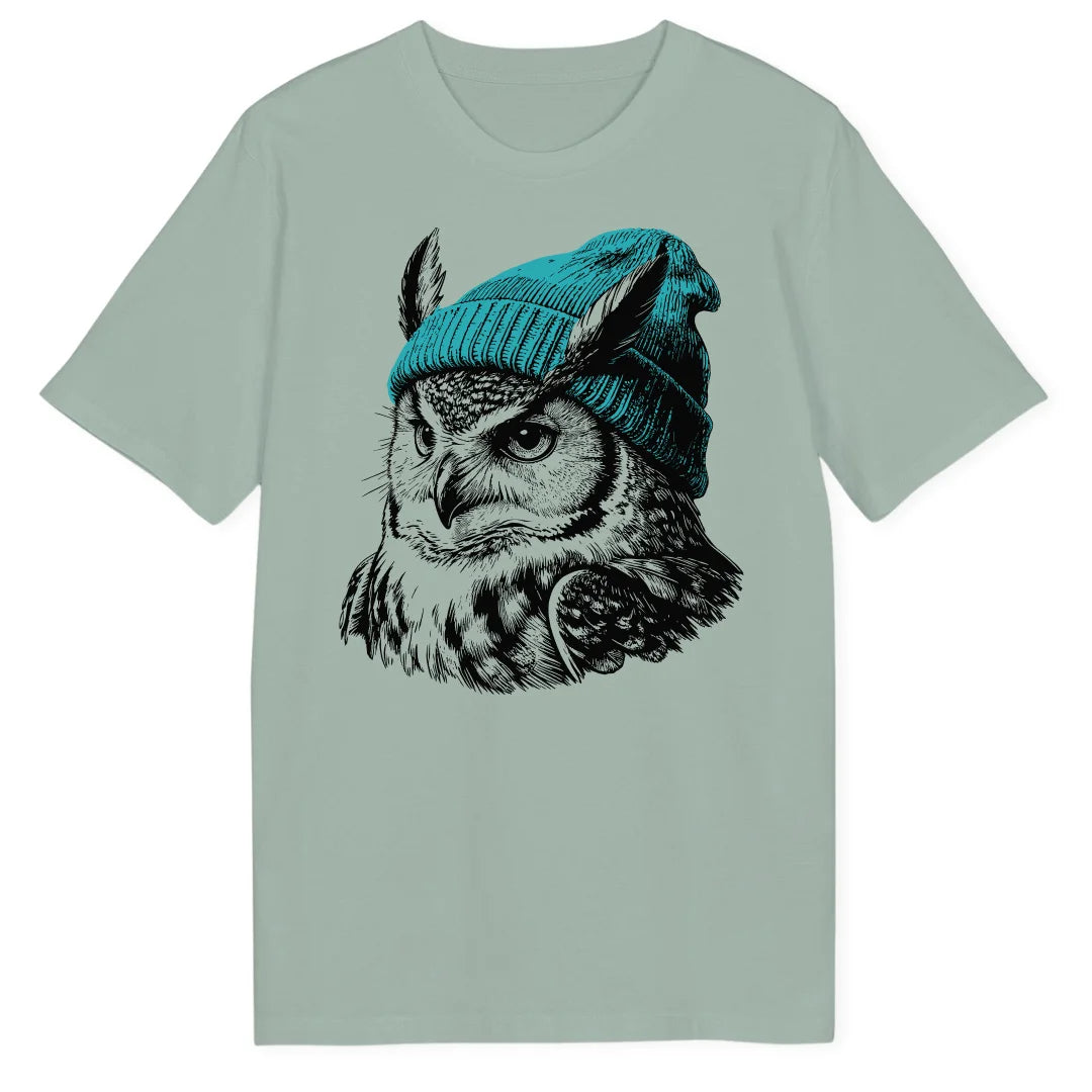 Beanie Owl - Aloe