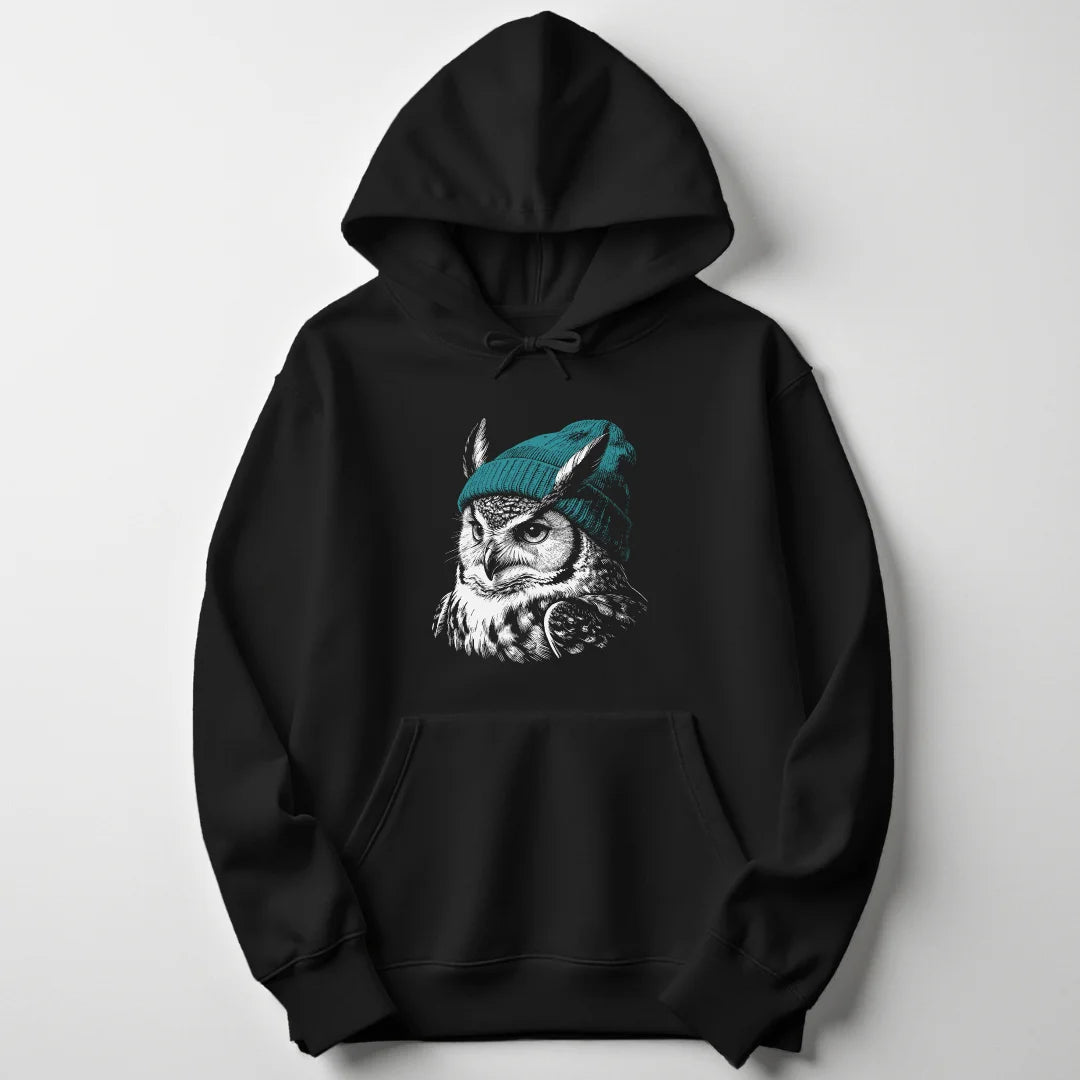Beanie Owl - Black