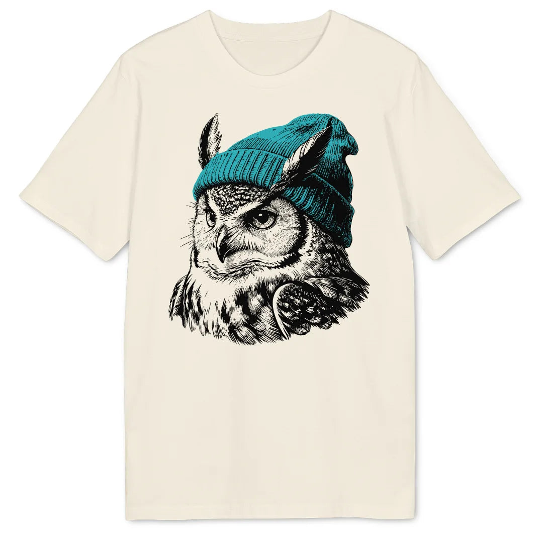 Beanie Owl - Natural Raw