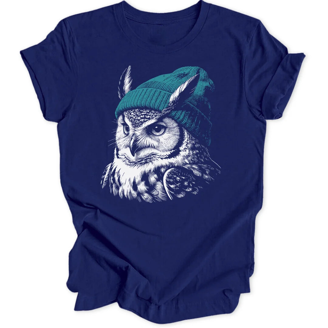 Beanie Owl - Navy