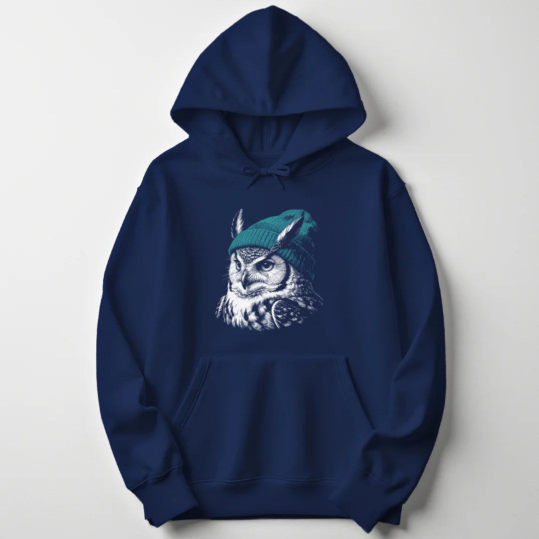 Beanie Owl - Navy