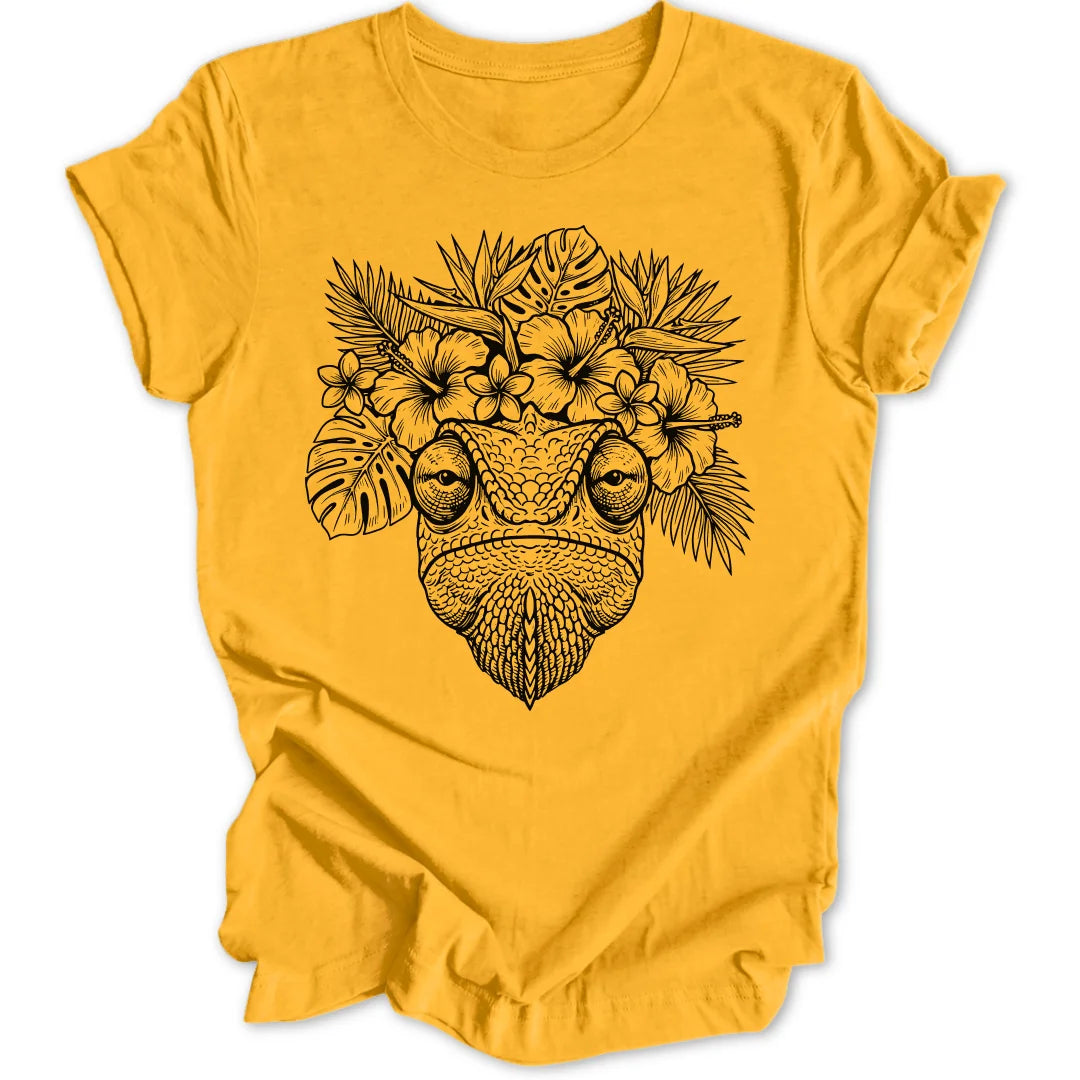 Kahlo Chameleon - Gold