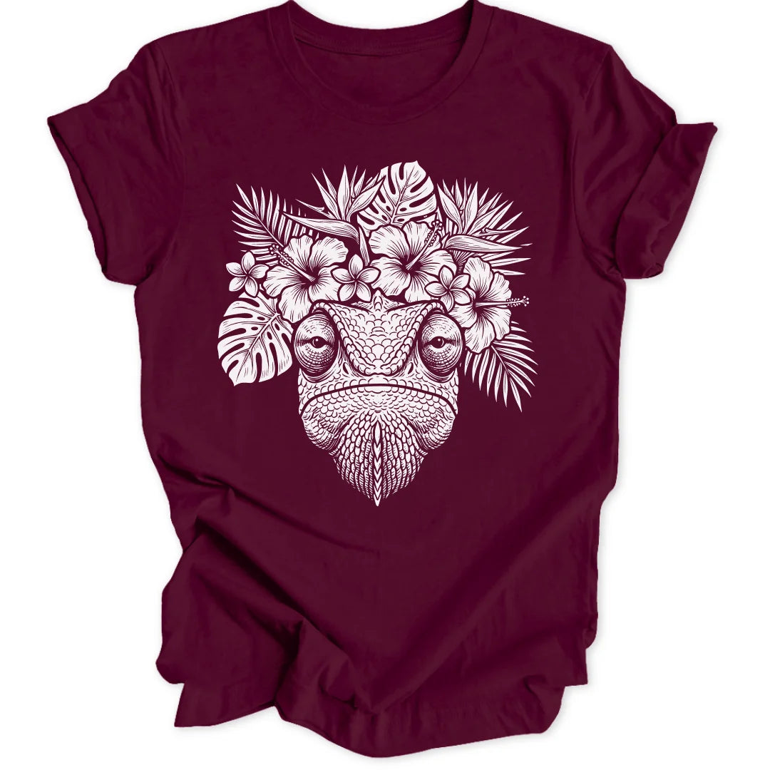 Kahlo Chameleon - Maroon