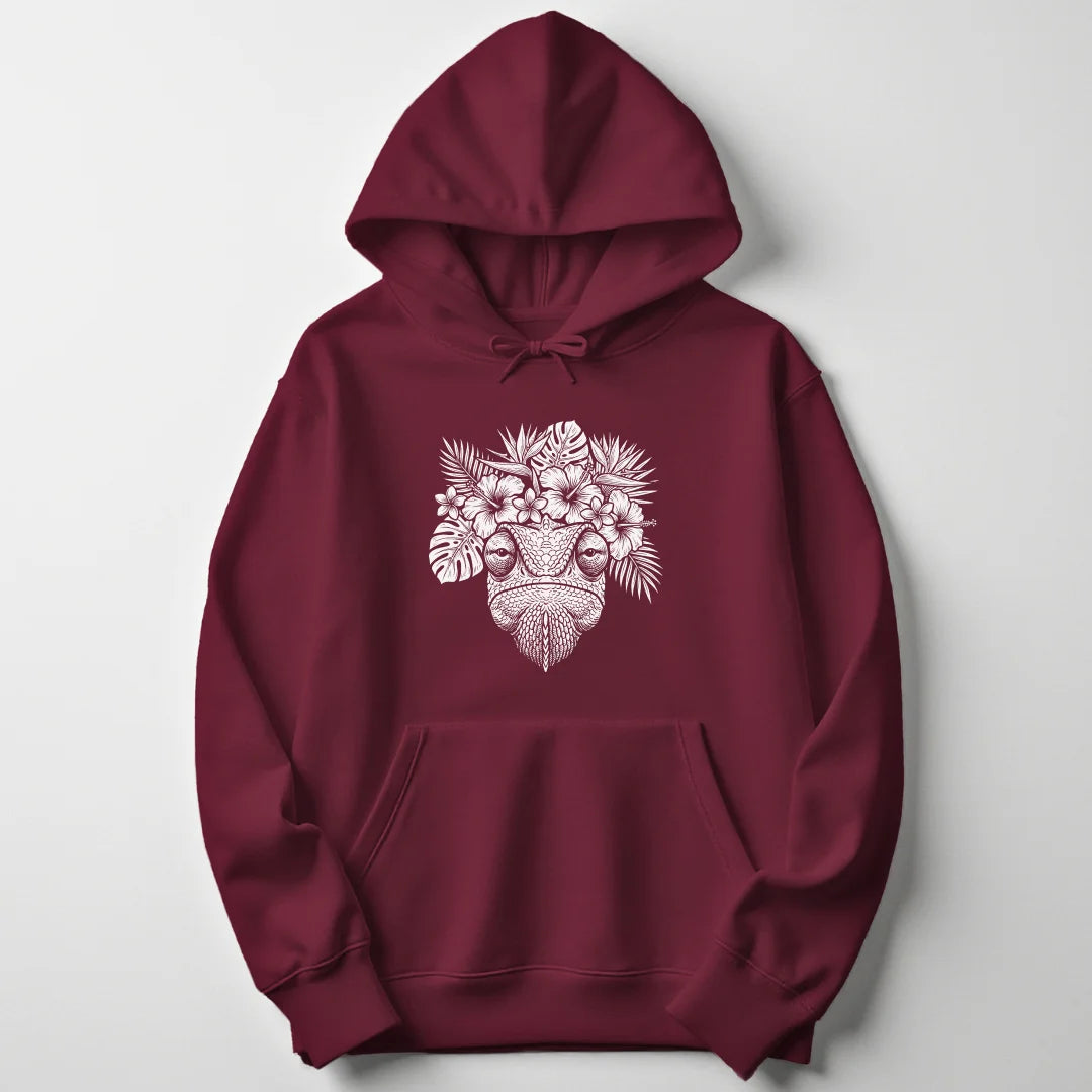 Kahlo Chameleon - Maroon
