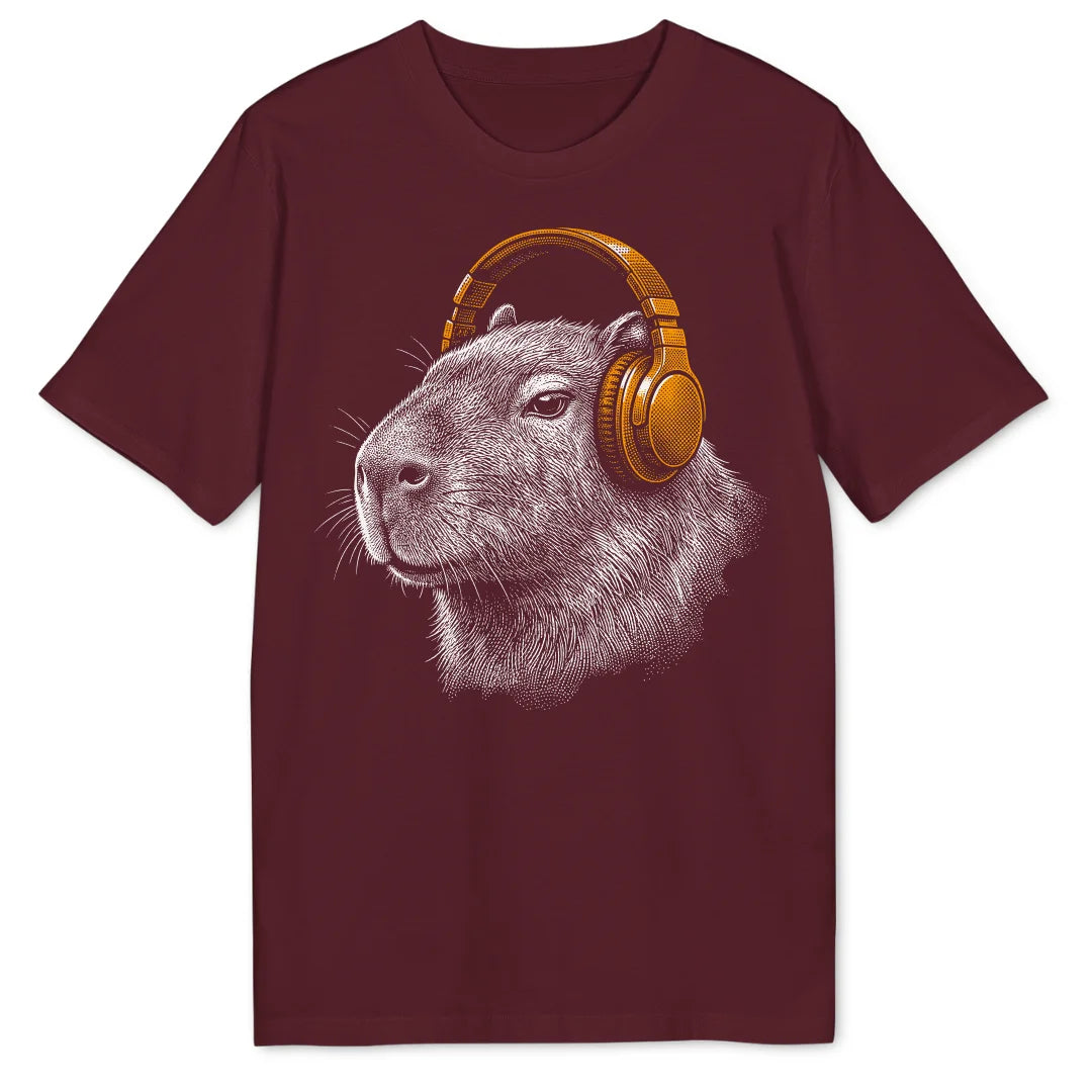 Capybara DJ - Burgundy