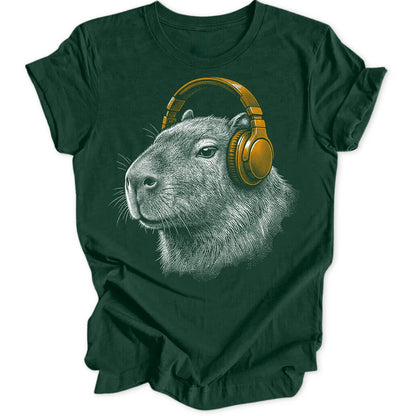 Capybara DJ - Forest Green
