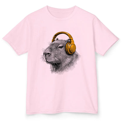 Capybara DJ - Light Pink