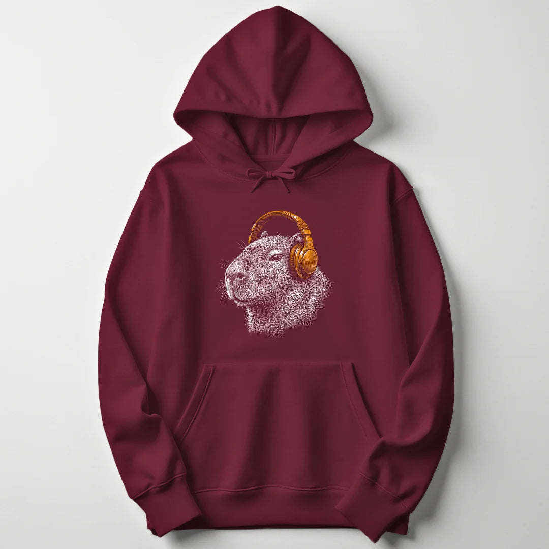 Capybara DJ - Maroon