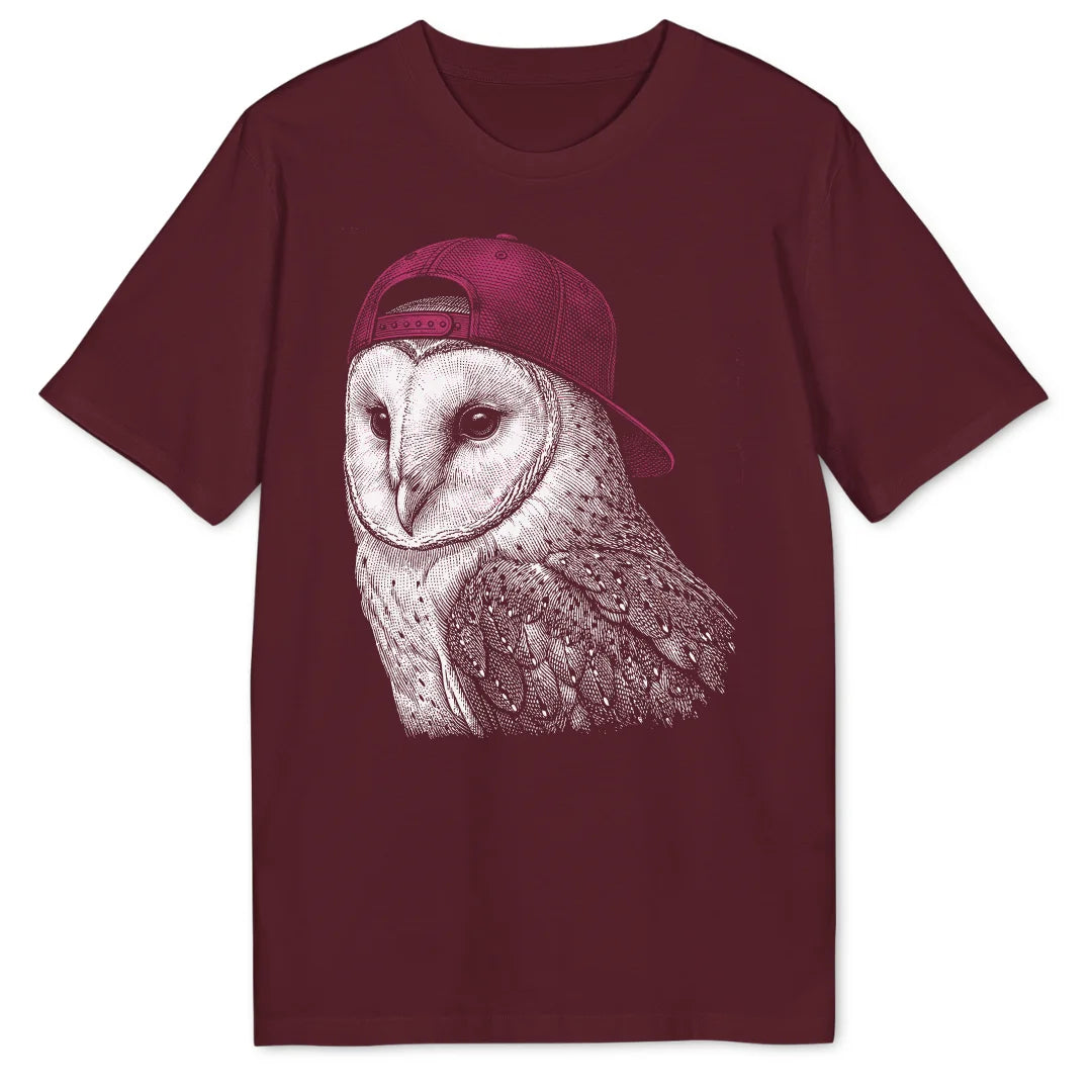Snapback Owl - Burgundy