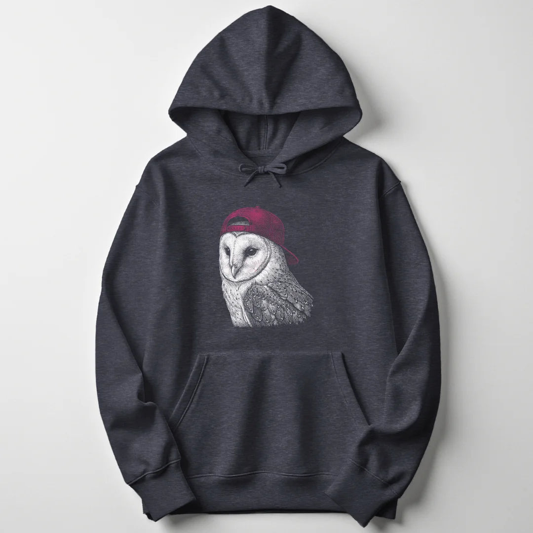 Snapback Owl - Dark Heather