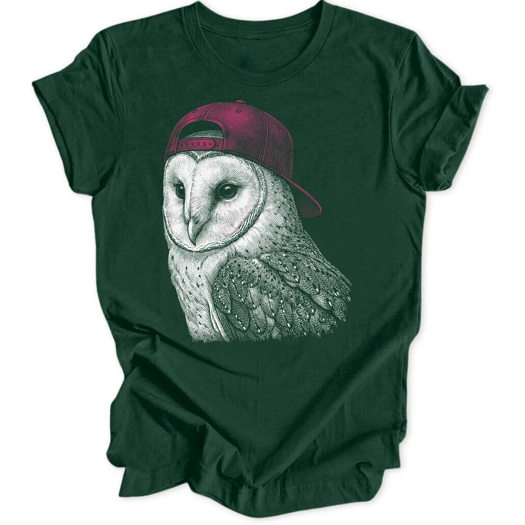 Snapback Owl - Forest Green