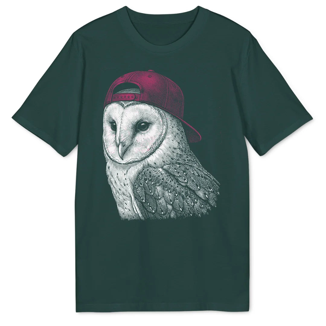 Snapback Owl - Glazed Green
