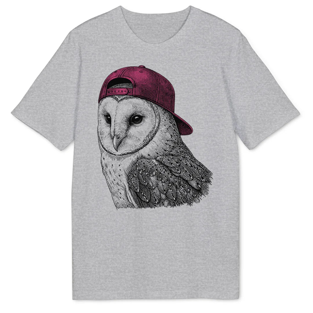 Snapback Owl - Heather Grey