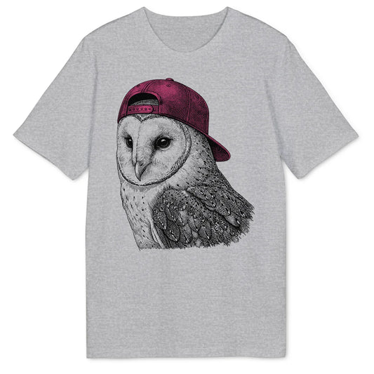 Snapback Owl - Heather Grey