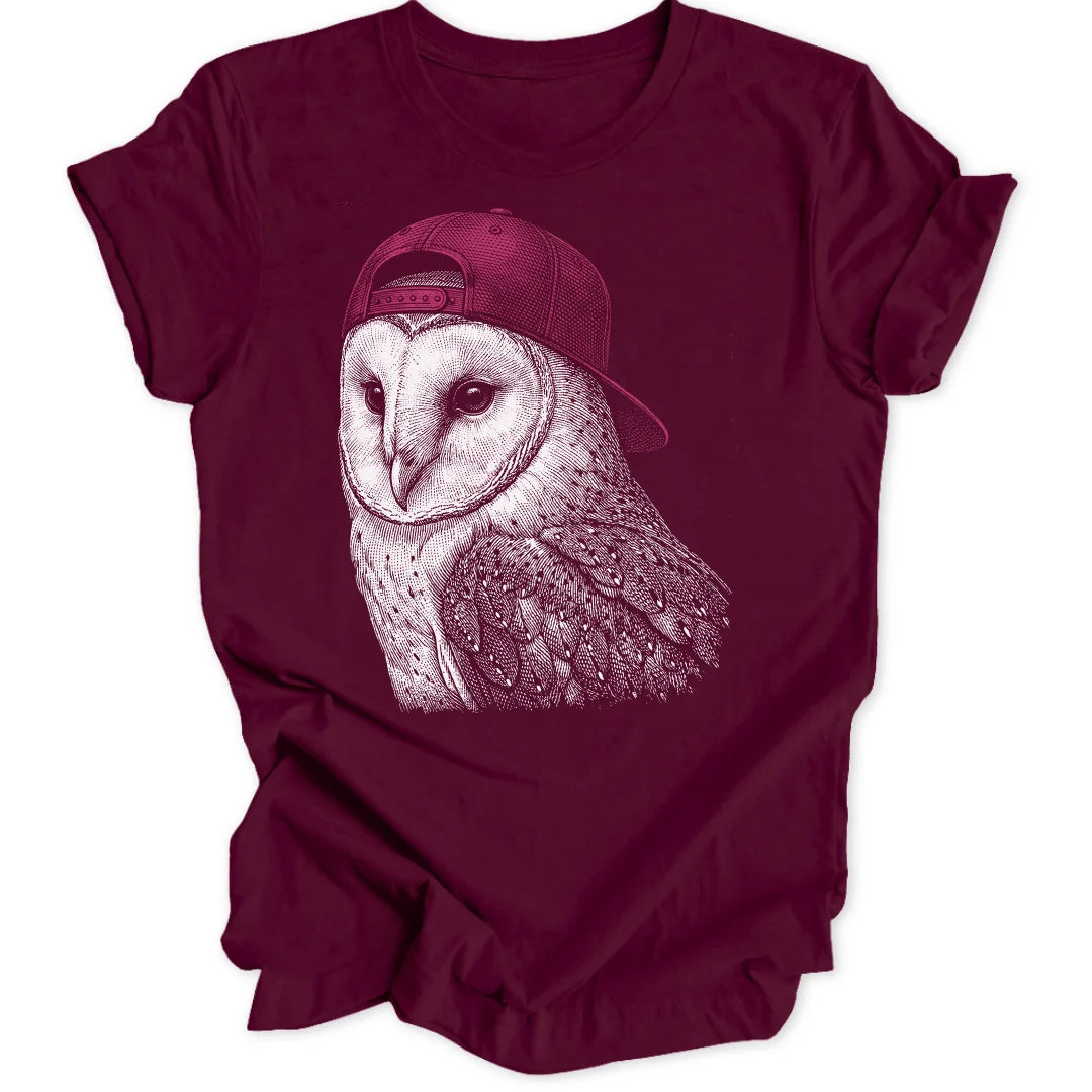 Snapback Owl - Maroon