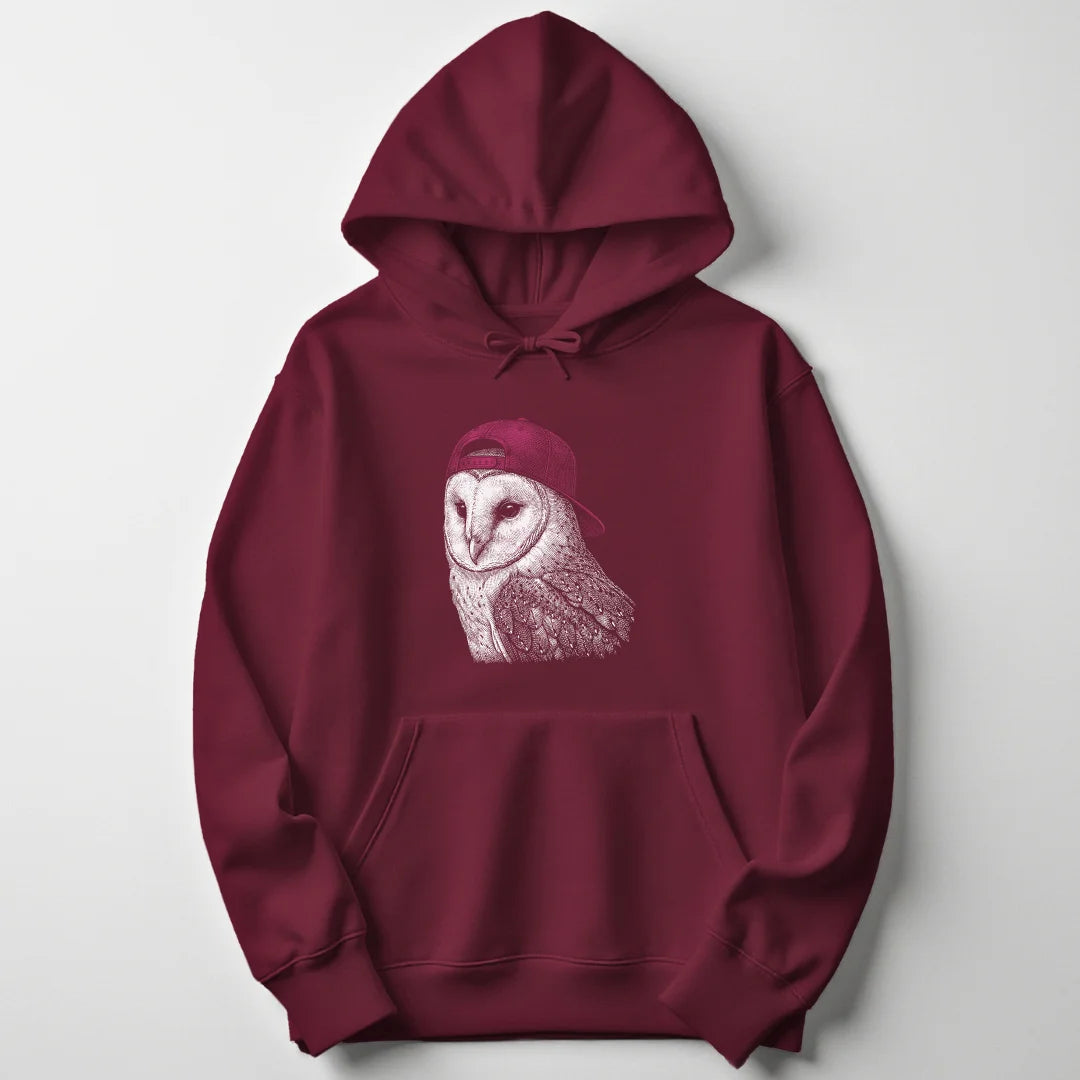 Snapback Owl - Maroon
