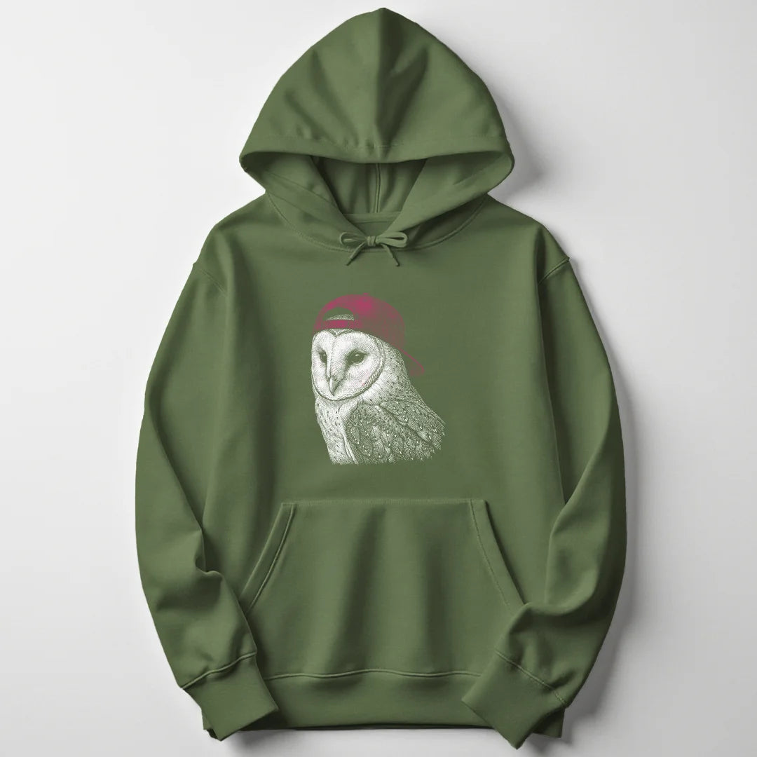 Snapback Owl - Military Green