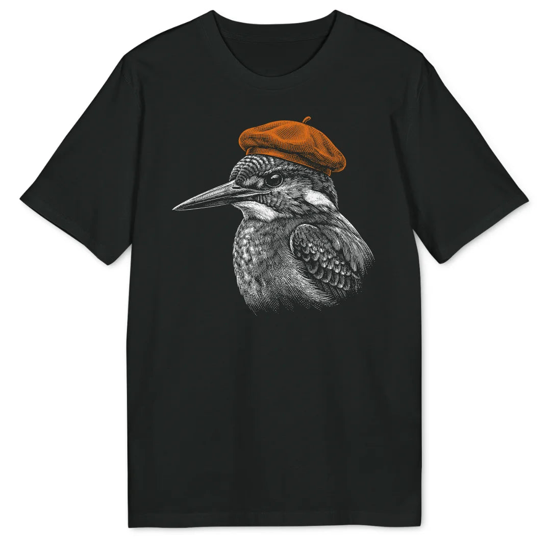 Artsy Kingfisher - Black
