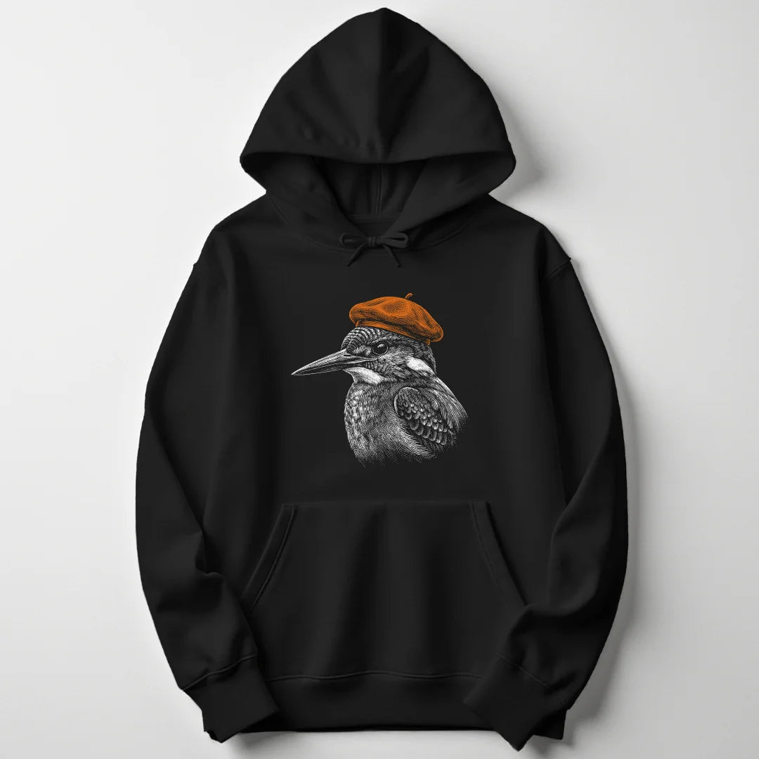Artsy Kingfisher - Black