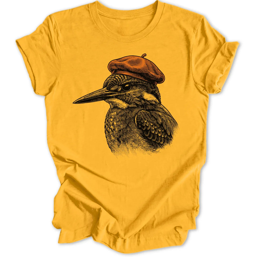 Artsy Kingfisher - Gold