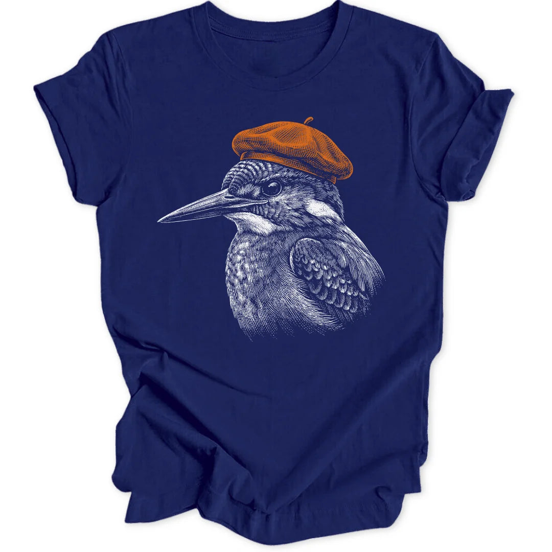 Artsy Kingfisher - Navy