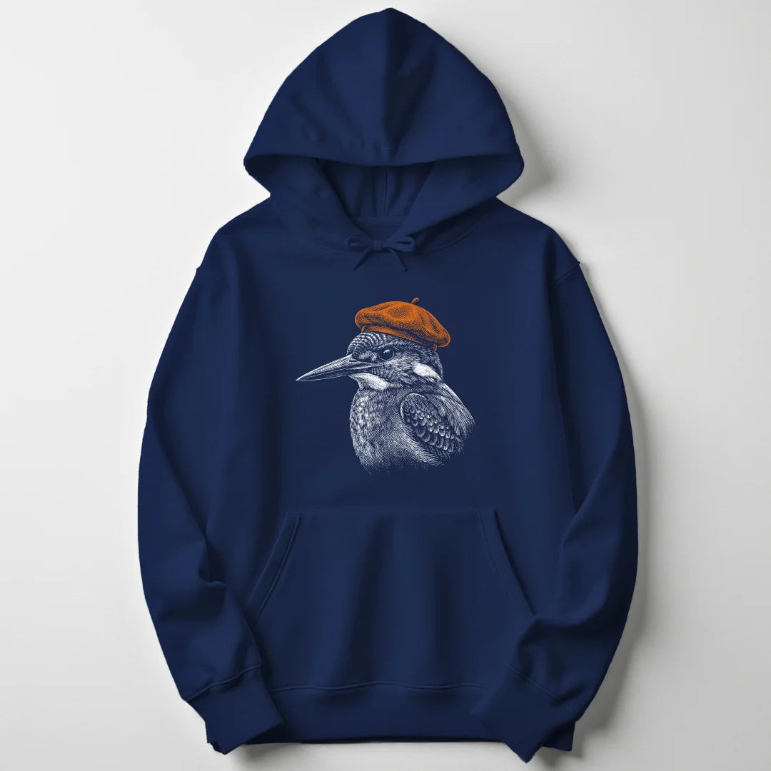 Artsy Kingfisher - Navy