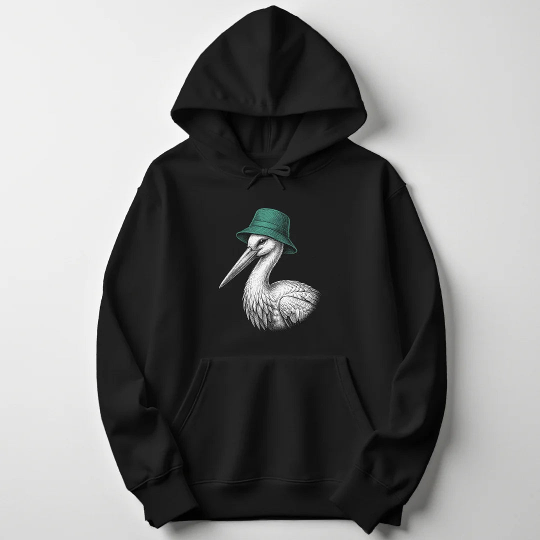 Bucket Hat Stork - Black