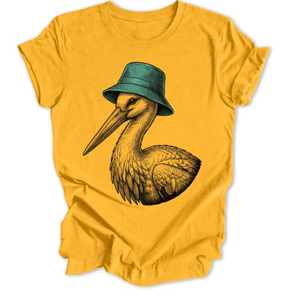 Bucket Hat Stork - Gold