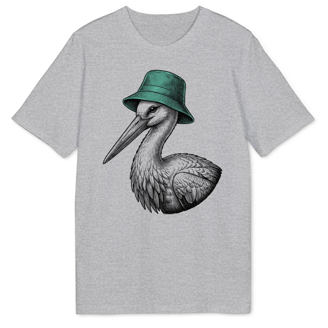Bucket Hat Stork - Heather Grey