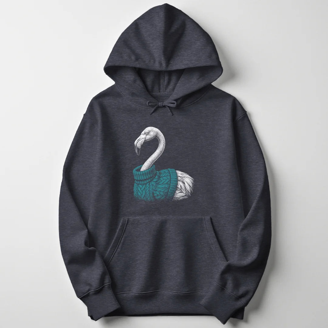 Cozy Flamingo - Dark Heather