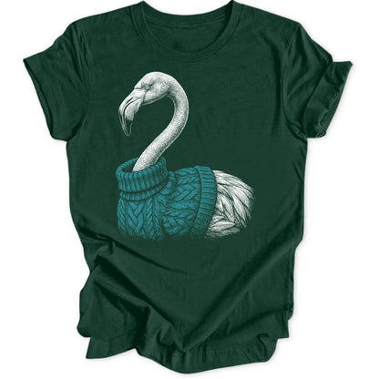 Cozy Flamingo - Forest Green