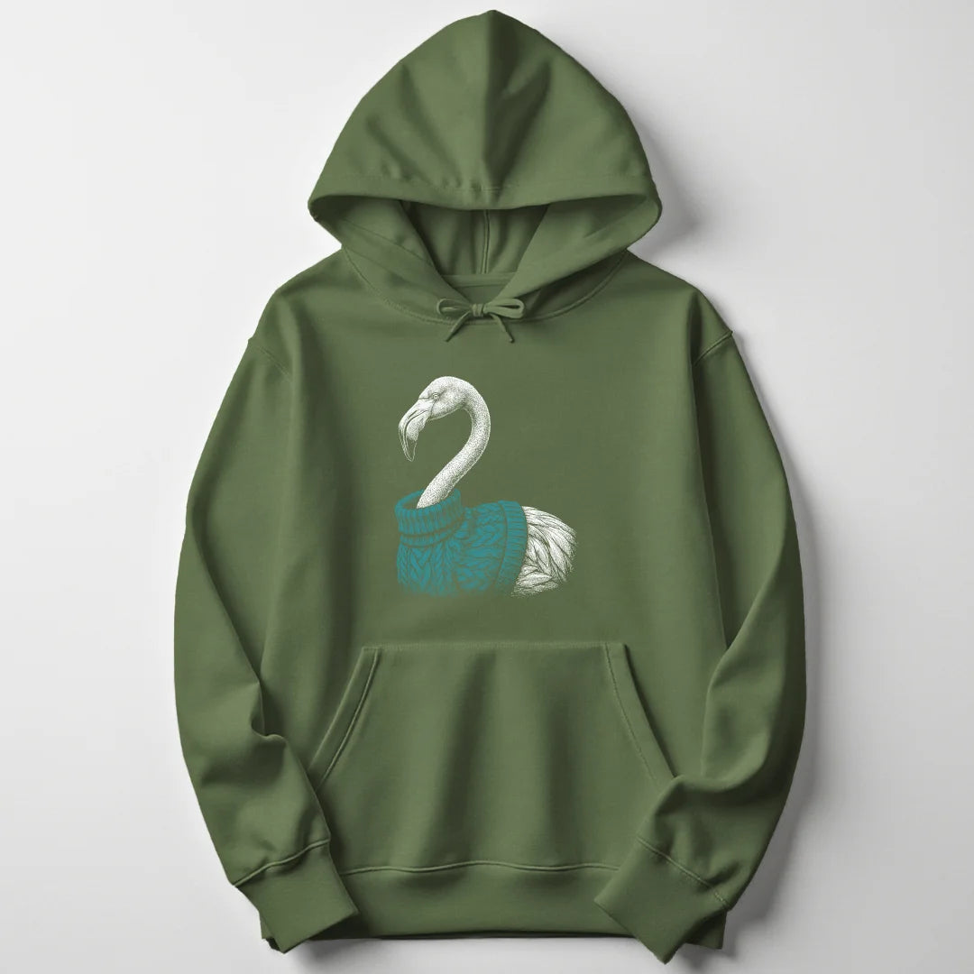 Cozy Flamingo - Military Green