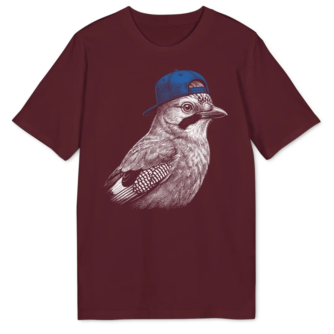 Snapback Blue Jay - Burgundy