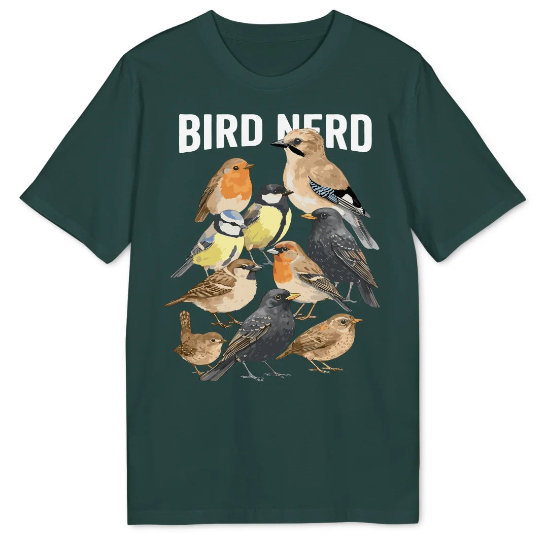 True Bird Nerd - Glazed Green