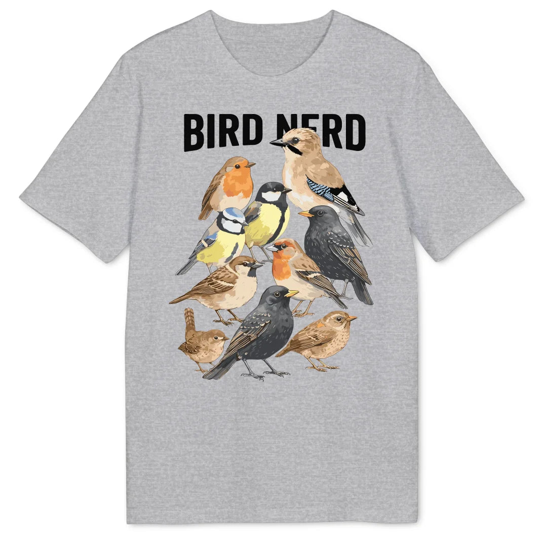True Bird Nerd - Heather Grey