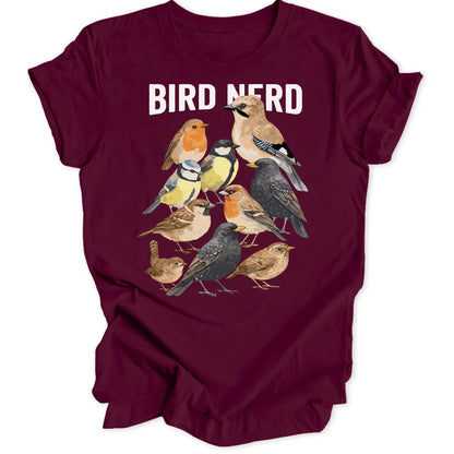 True Bird Nerd - Maroon