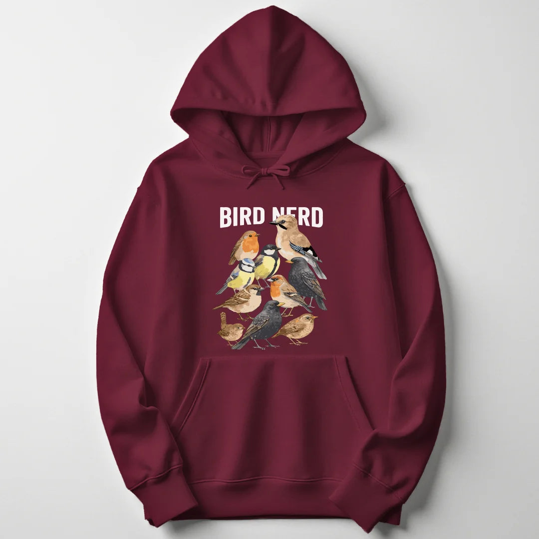 True Bird Nerd - Maroon
