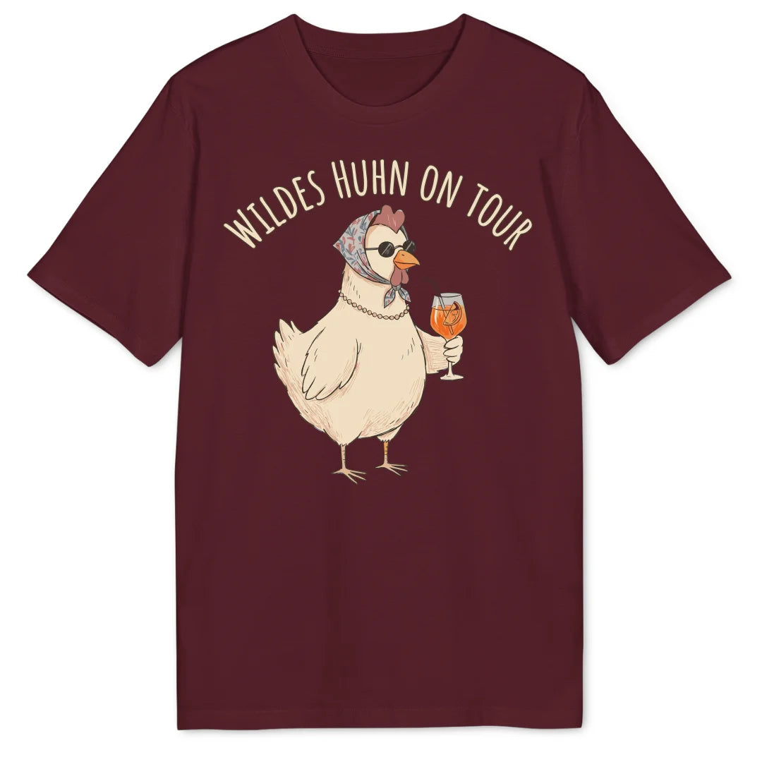 Huhn On Tour - Burgundy