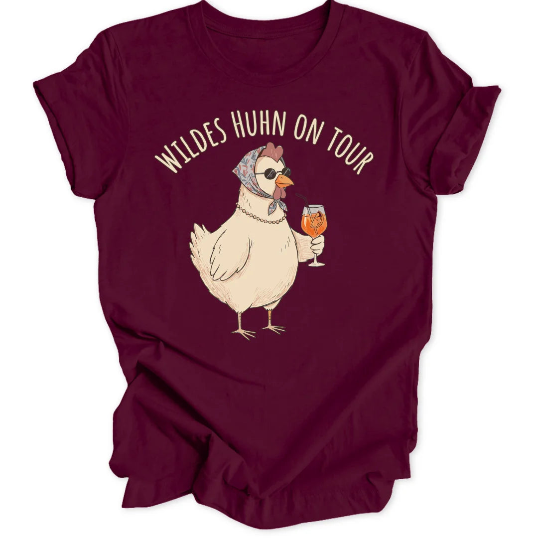 Huhn On Tour - Maroon