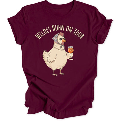 Huhn On Tour - Maroon