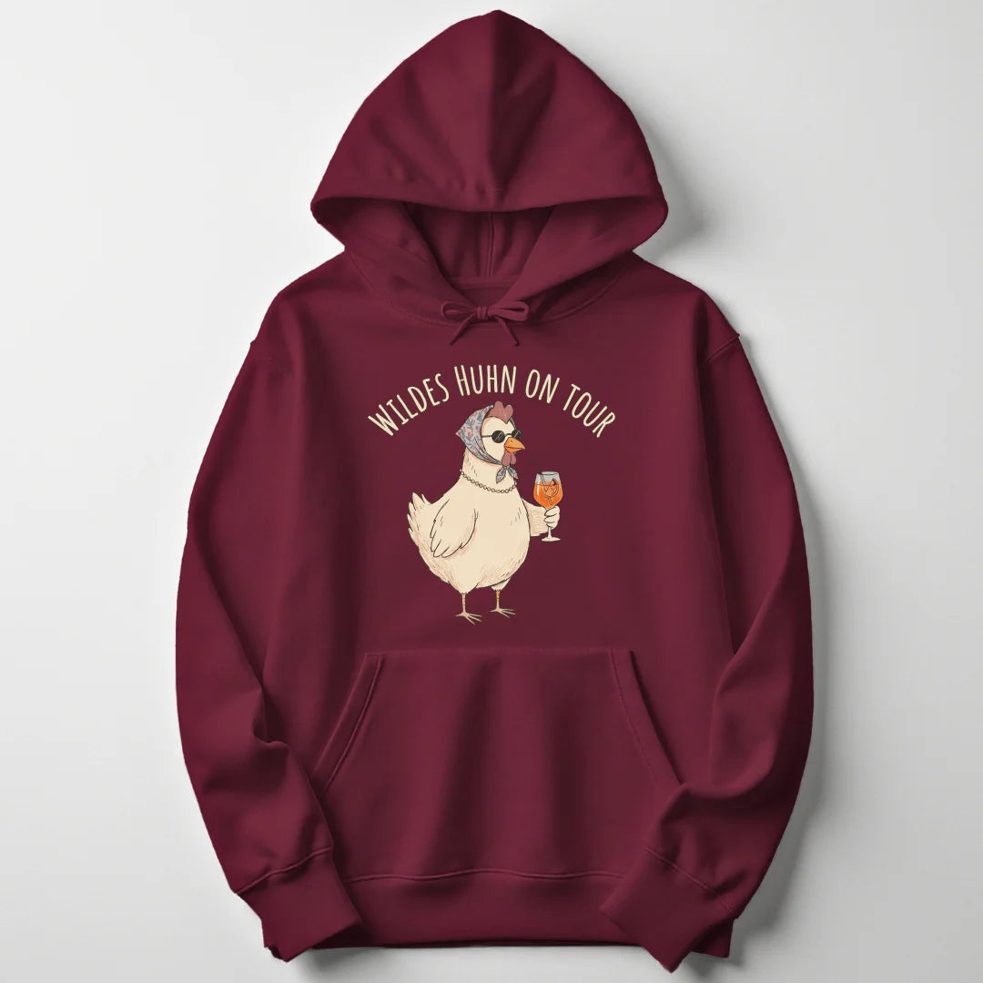 Huhn On Tour - Maroon