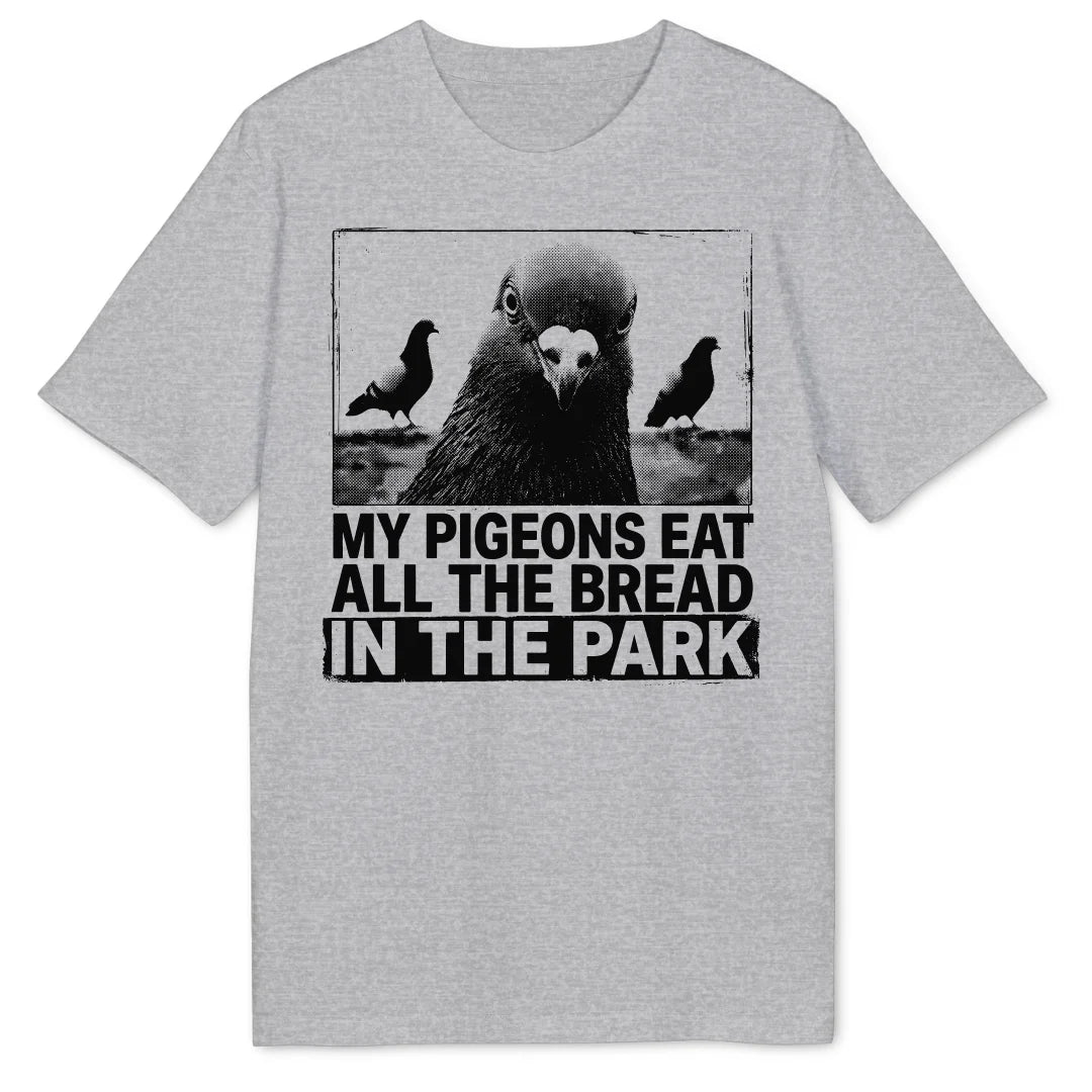 Pigeons in the Park - Heather Grey