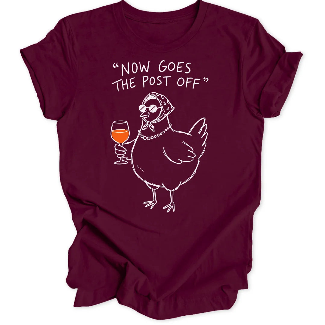 Post Huhn - Maroon