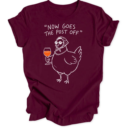 Post Huhn - Maroon