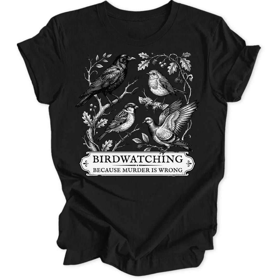 Birdwatching Because - Black
