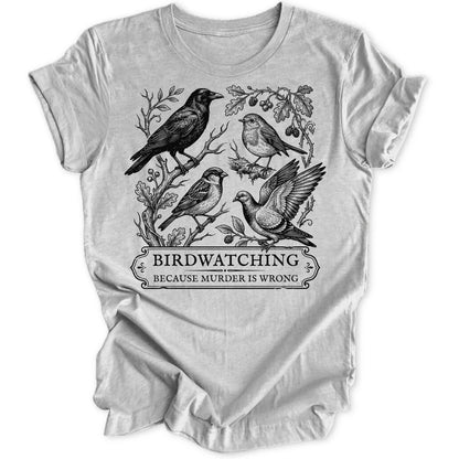 Birdwatching Because - Sport Grey