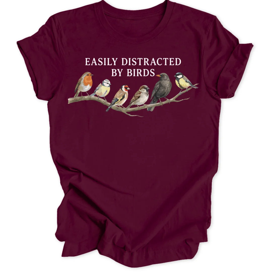 Bird Distraction - Maroon