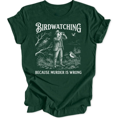 Birdwatching Joke - Forest Green