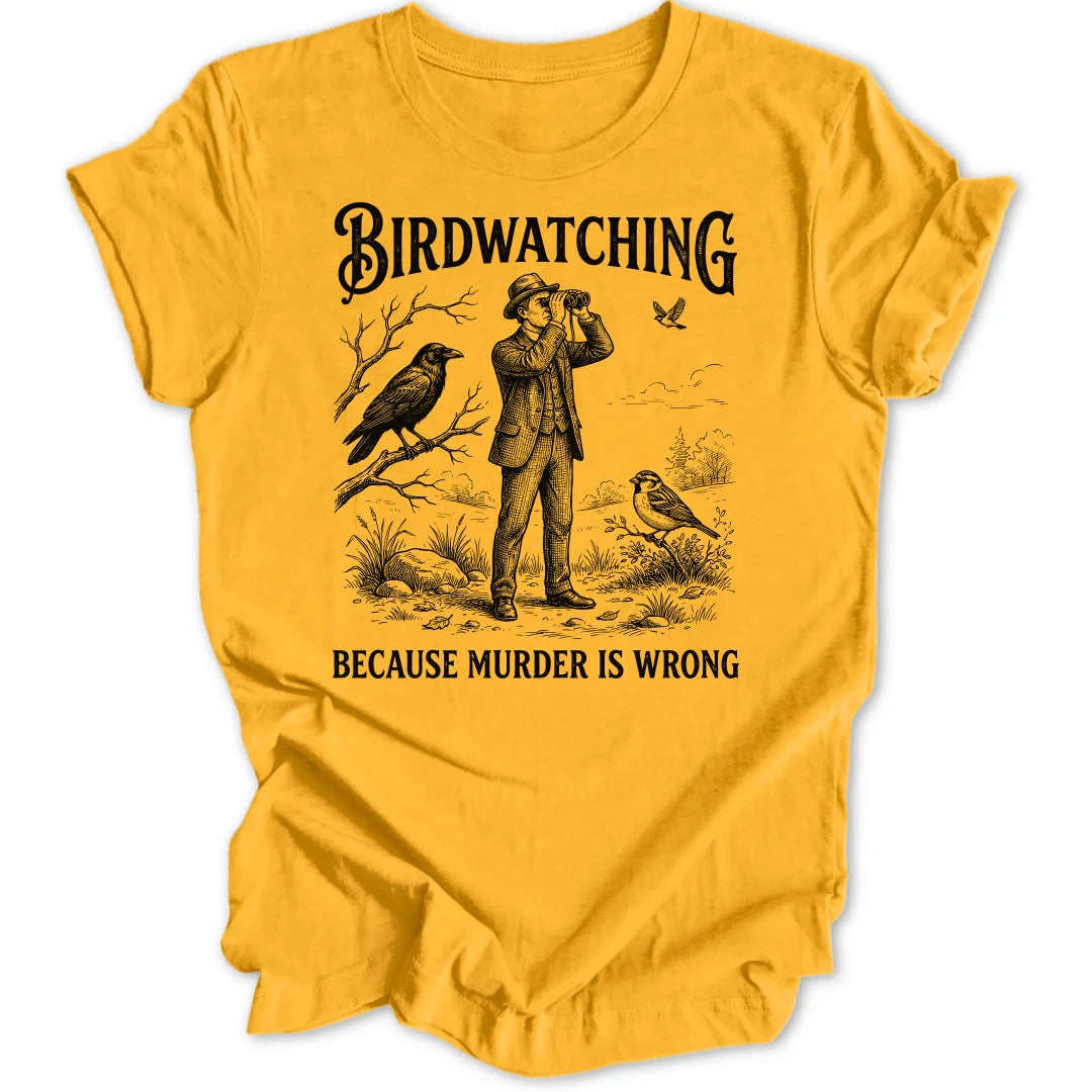 Birdwatching Joke - Gold